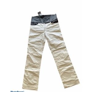 Womens H Fredriksson Tan Pants Grey Lining Unknown Size Please